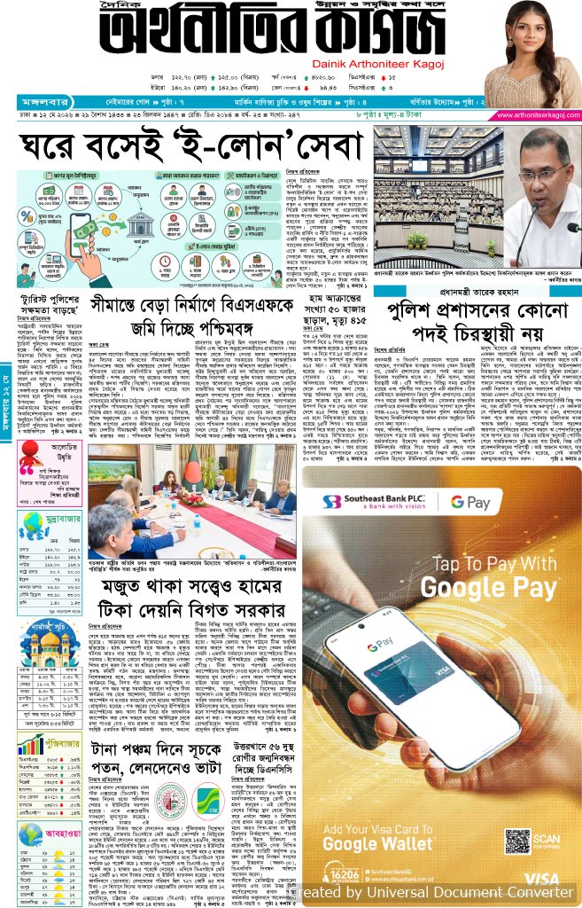 আজকের পত্রিকা