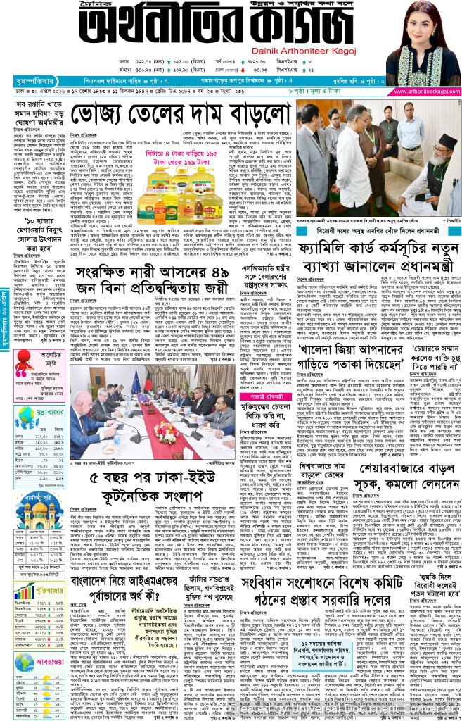 আজকের পত্রিকা